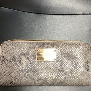 Michael Kors snake print wallet